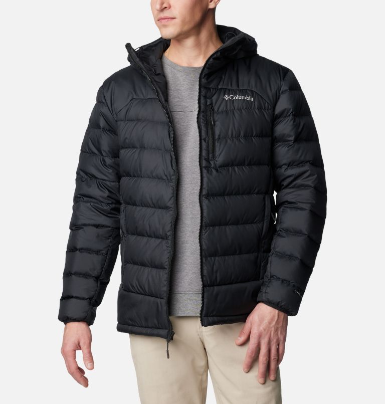 Black Men Columbia Autumn Park™ II Hooded Puffer Jacket | 51387367