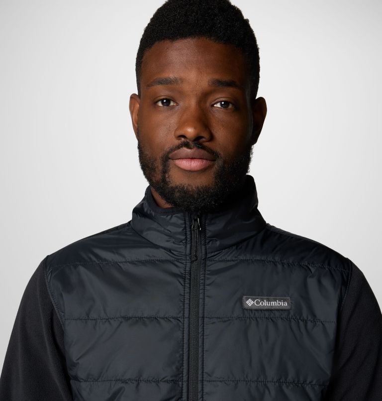 Black Men Columbia Basin Butte™ II Hybrid Fleece Jackets | 79677603