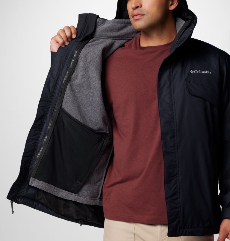 Black Men Columbia Bugaboo™ III 3-in-1 Waterproof Jackets | 98582489