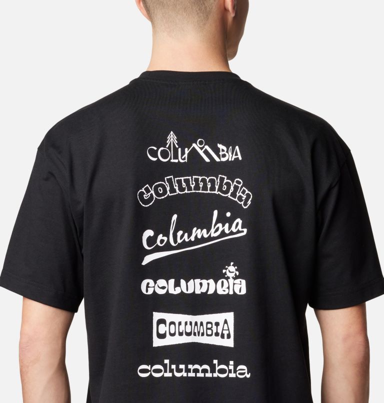 Black Men Columbia Burnt Lake™ Graphic T Shirts | 33565365