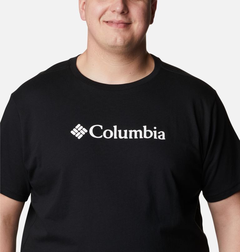 Black Men Columbia CSC Basic Logo™ – Extended Size T Shirts | 96639780