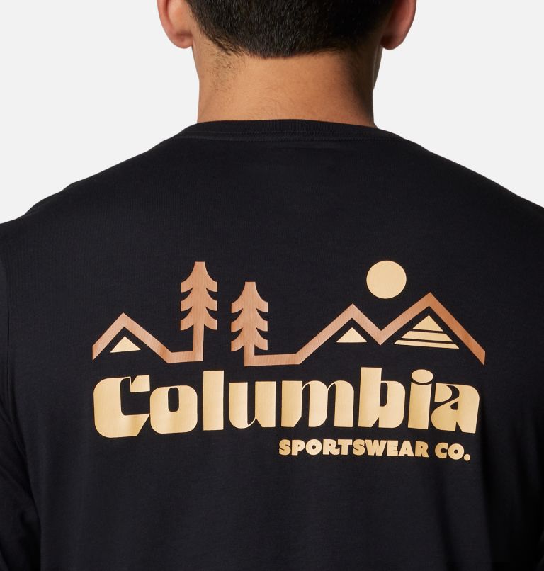 Black Men Columbia CSC™ Seasonal Logo LS T Shirts | 26299814