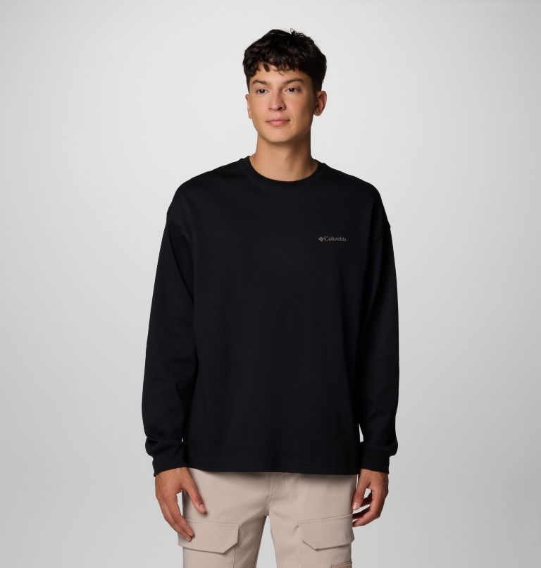 Black Men Columbia Duxbery™ Relaxed Long Sleeve T Shirts | 24488053