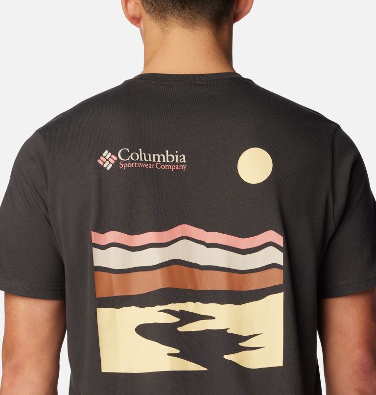 Black Men Columbia Explorers Canyon™ Back Graphic T Shirts | 32767819