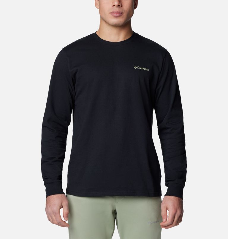 Black Men Columbia Explorers Canyon™ Long Sleeve T Shirts | 69772048