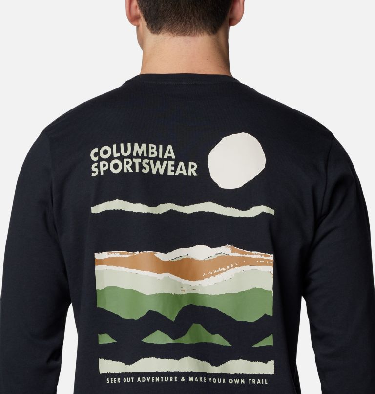 Black Men Columbia Explorers Canyon™ Long Sleeve T Shirts | 69772048