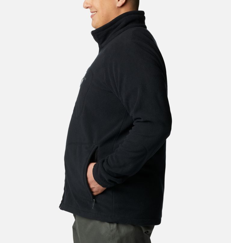 Black Men Columbia Fast Trek™ II Full Zip Extended Size Fleece Jackets | 58732429