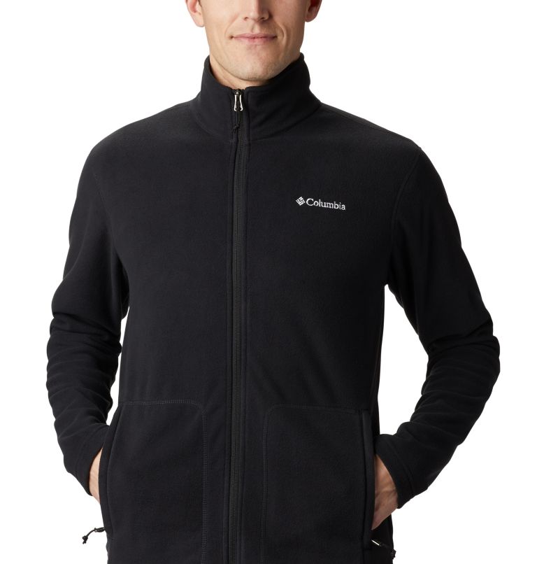 Black Men Columbia Fast Trek™ Light Full Zip Fleece Jackets | 16924691