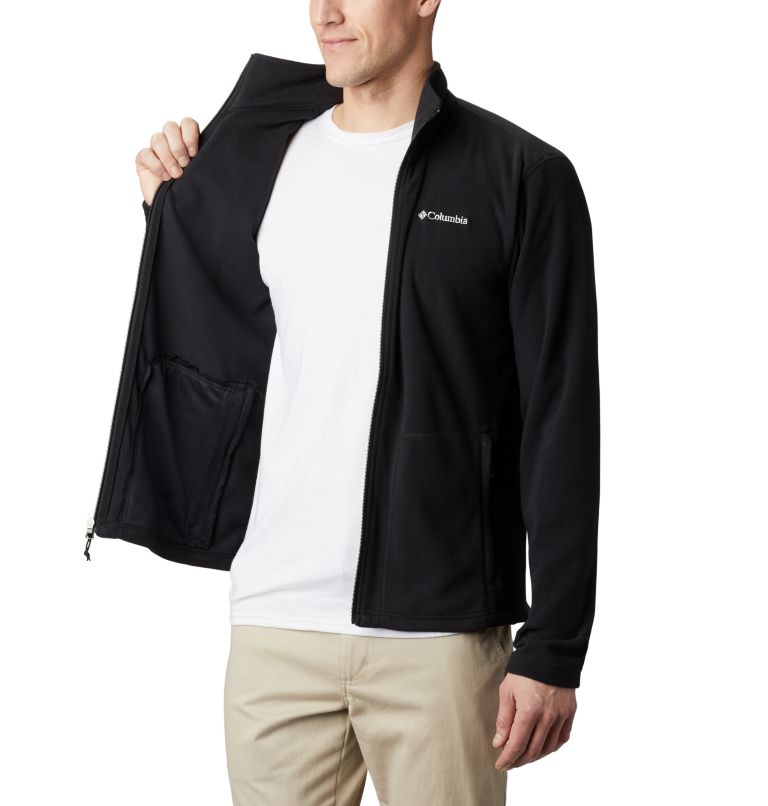 Black Men Columbia Fast Trek™ Light Full Zip Fleece Jackets | 16924691