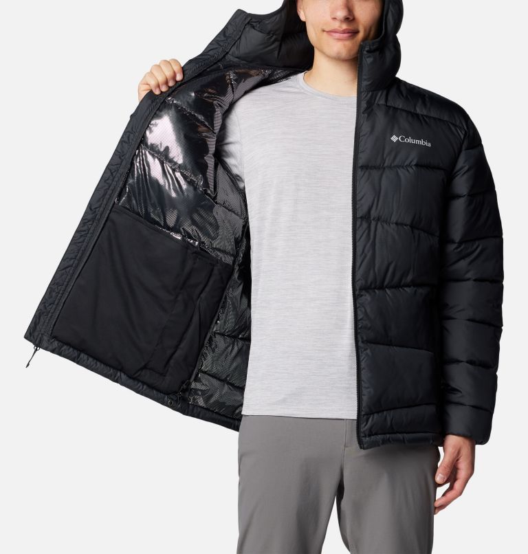 Black Men Columbia Fivemile Butte™ II Hooded Puffer Jacket | 68598374