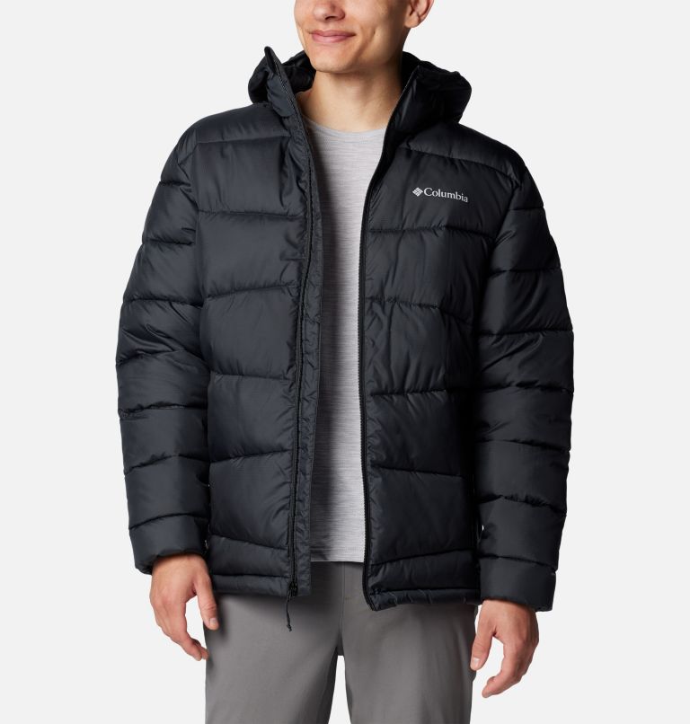 Black Men Columbia Fivemile Butte™ II Hooded Puffer Jacket | 68598374