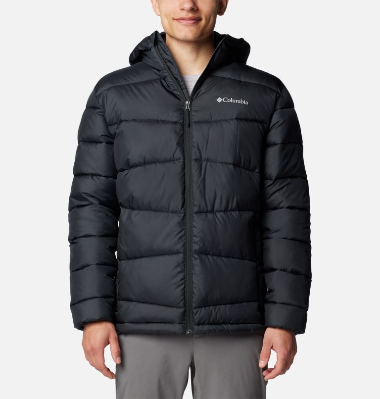 Black Men Columbia Fivemile Butte™ II Hooded Puffer Jacket | 68598374