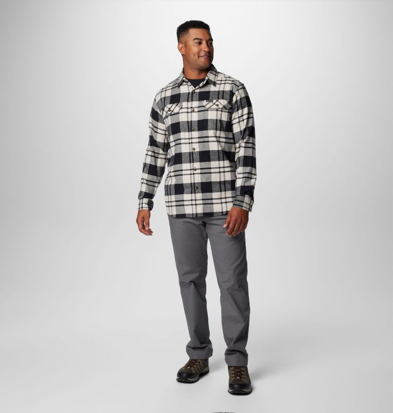 Black Men Columbia Flare Gun™ Stretch Flannel Shirts | 78991395