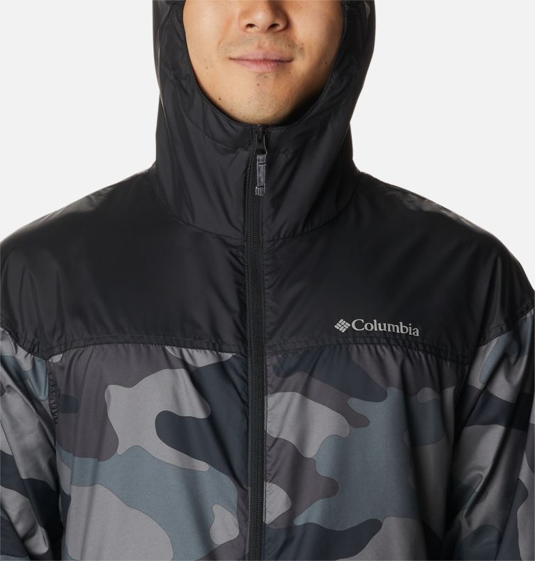 Black Men Columbia Flash Challenger™ Windbreaker - Novelty Jackets | 87572098