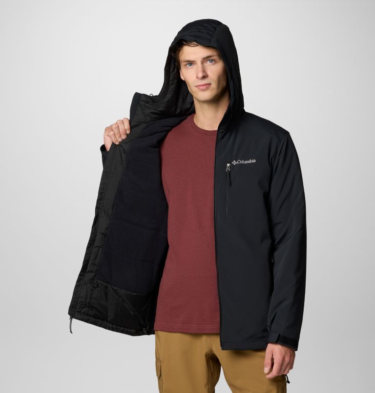 Black Men Columbia Gate Racer™ II Softshell Jackets | 78657559