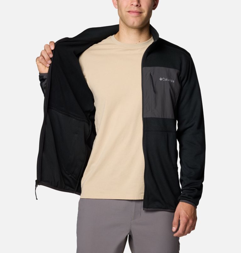 Black Men Columbia Hike™ II Technical Fleece Jackets | 39307419