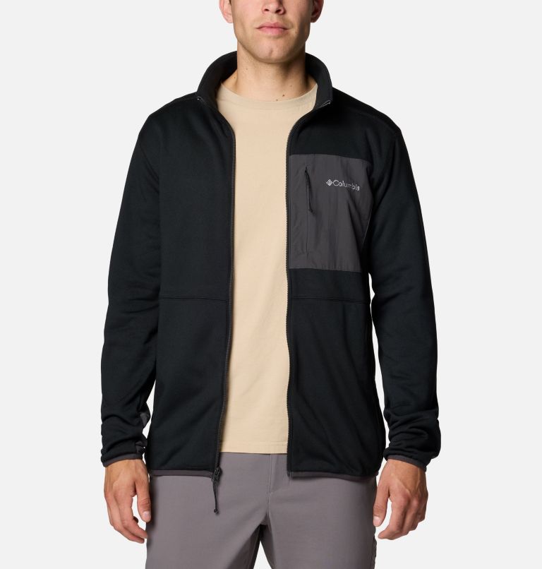 Black Men Columbia Hike™ II Technical Fleece Jackets | 39307419