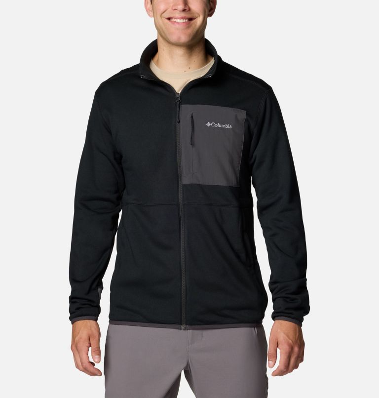 Black Men Columbia Hike™ II Technical Fleece Jackets | 39307419