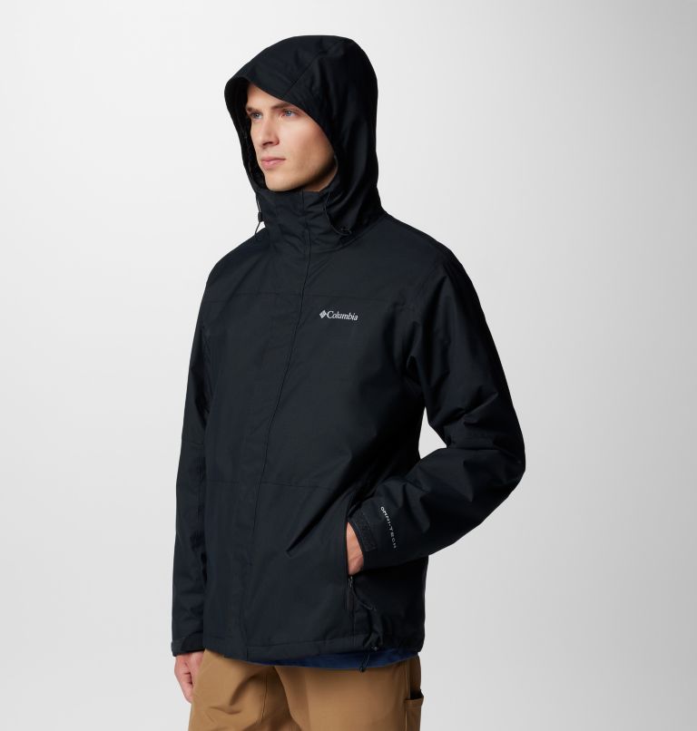 Black Men Columbia Hikebound™ II Waterproof Hooded 3-In-1 Jackets | 10496732