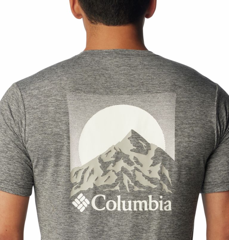 Black Men Columbia Kwick Hike™ Technical Graphic T Shirts | 17996861