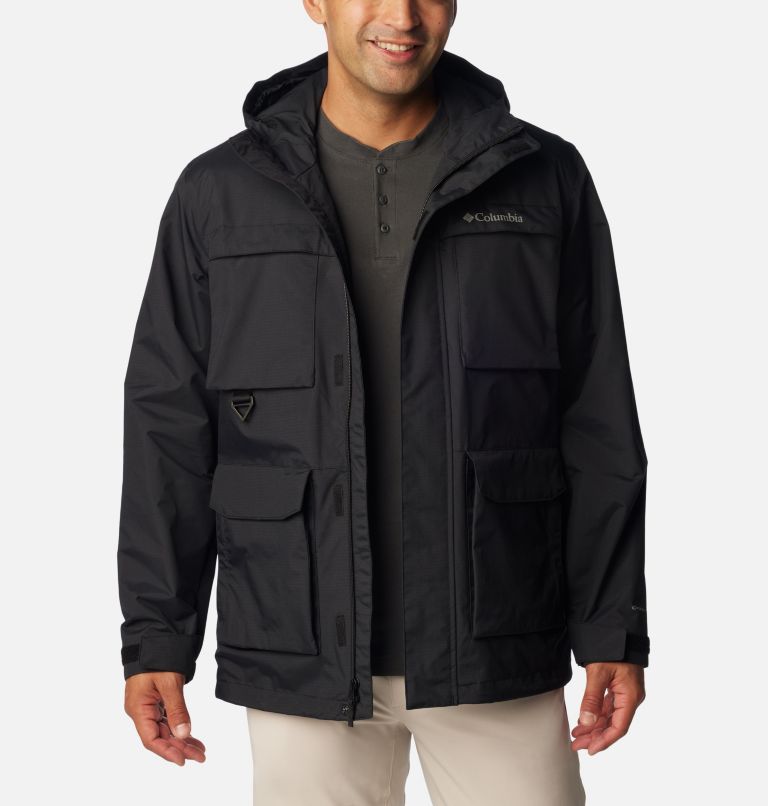 Black Men Columbia Landroamer™ Waterproof Jackets | 44747785