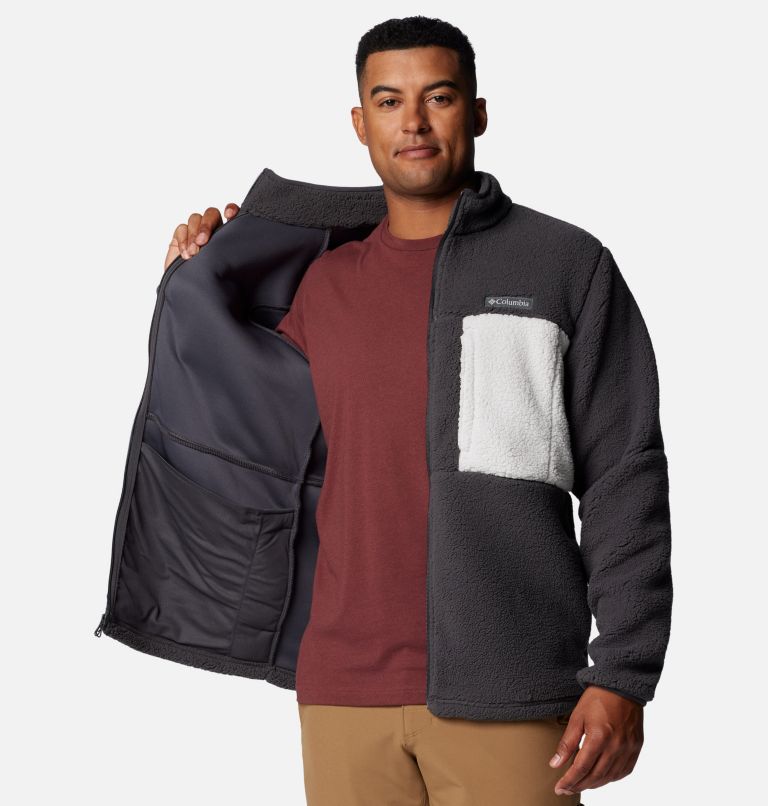 Black Men Columbia Mountainside™ Heavyweight Fleece Jackets | 92025214