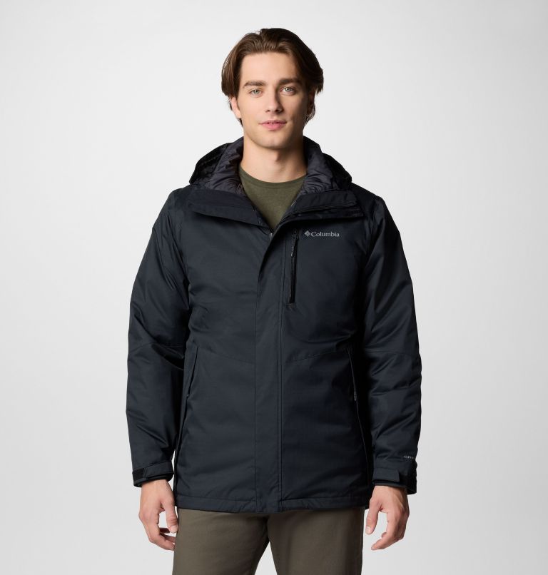 Black Men Columbia Oak Harbor™ 3-in-1 Waterproof Insulated Jackets | 389249