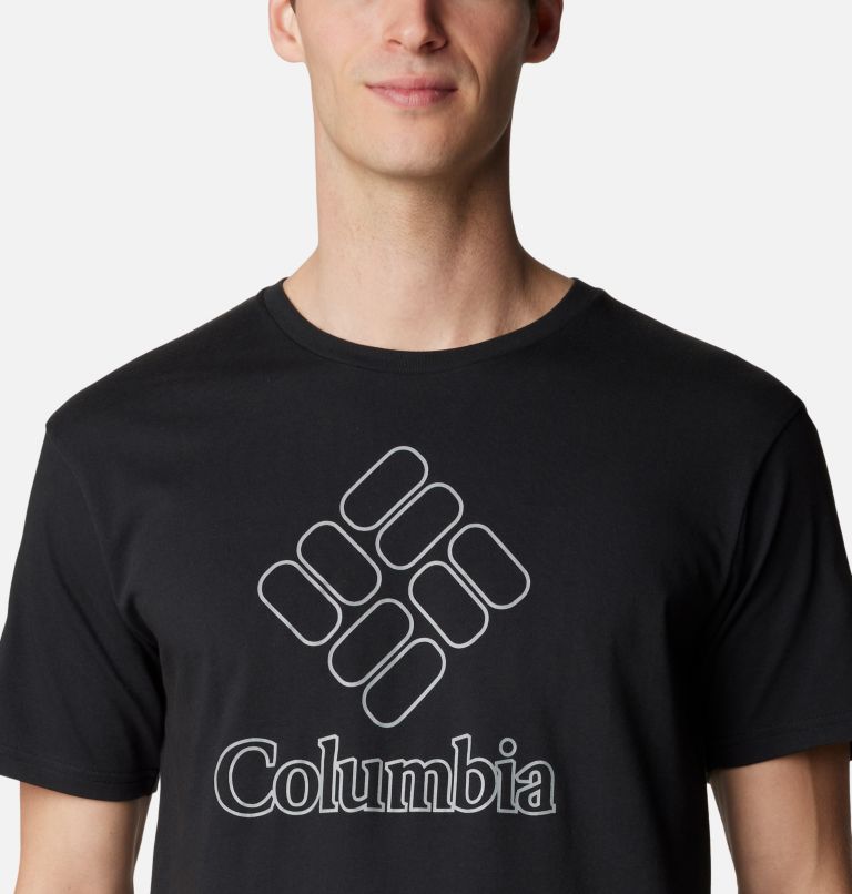 Black Men Columbia Pacific Crossing™ II Graphic T Shirts | 94139855