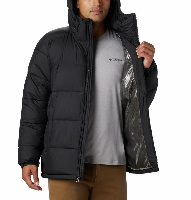 Black Men Columbia Pike Lake™ Hooded Puffer Jacket | 66330127