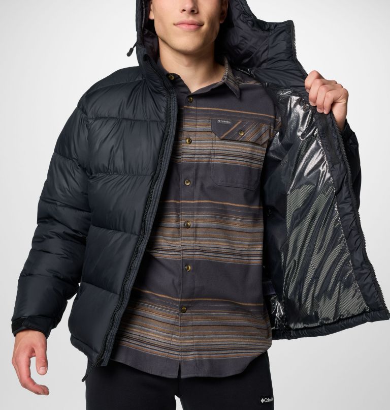 Black Men Columbia Pike Lake™ II Hooded Puffer Jacket | 93174663