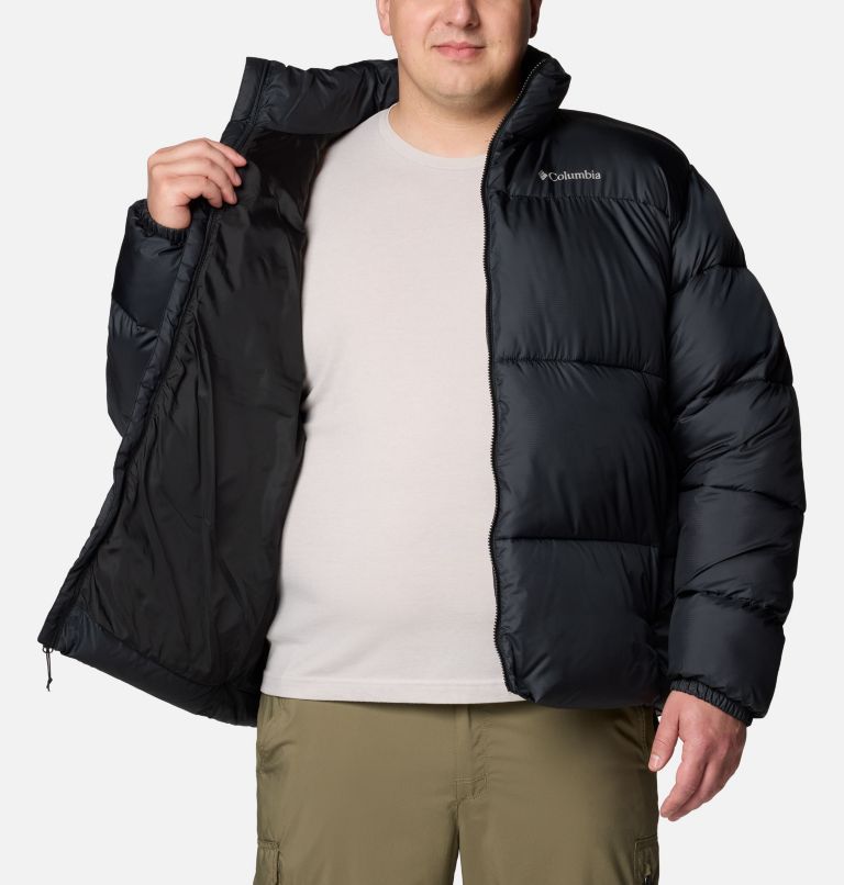 Black Men Columbia Puffect™ III Insulated Extended Size Puffer Jacket | 10171083