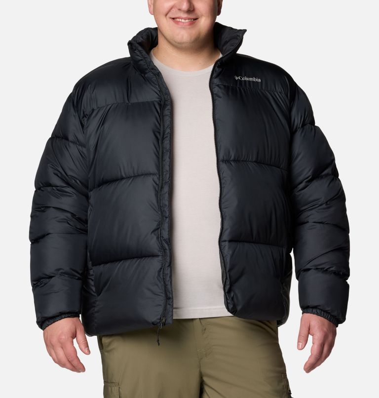 Black Men Columbia Puffect™ III Insulated Extended Size Puffer Jacket | 10171083