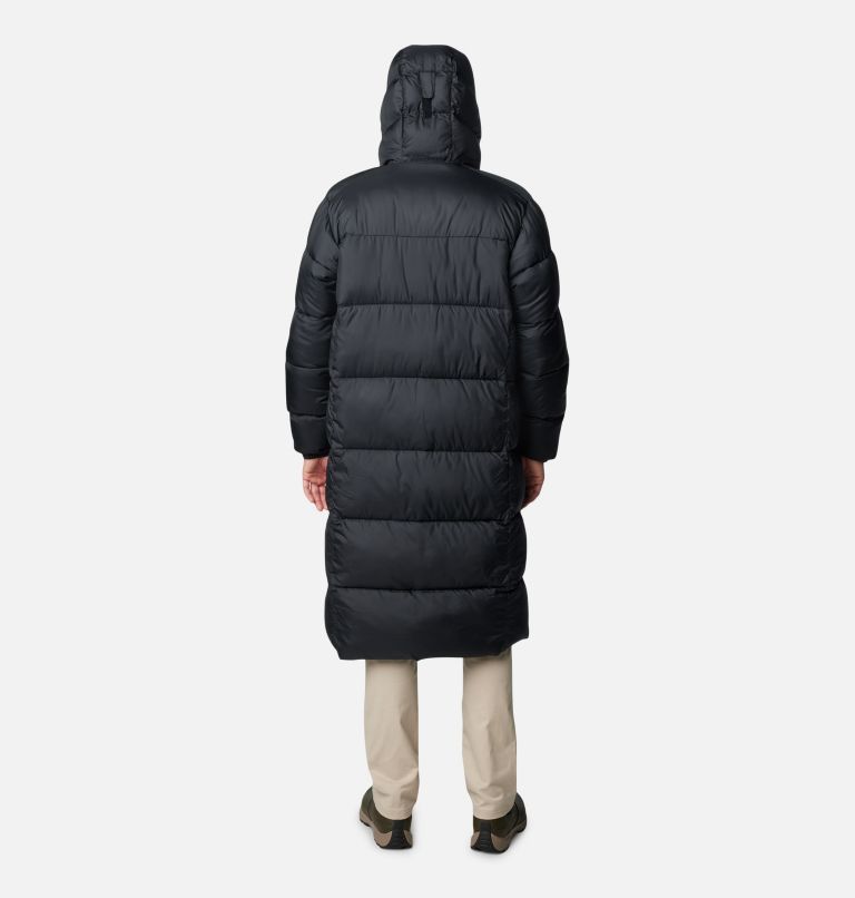 Black Men Columbia Puffect™ Long Puffer Jacket | 31661870