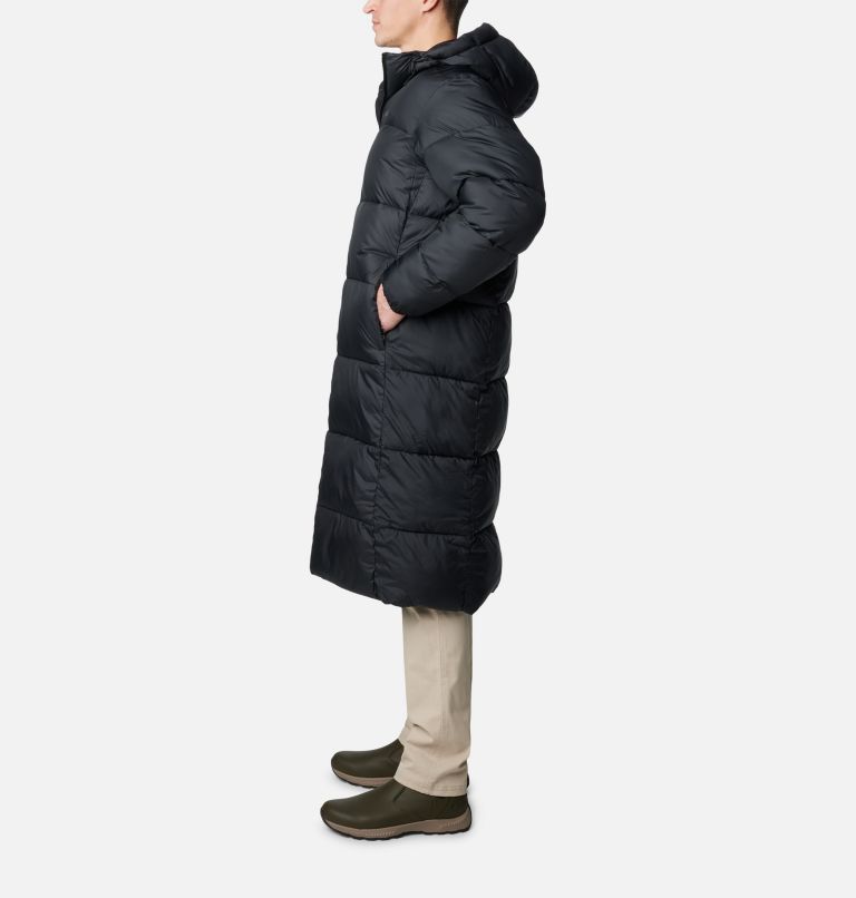 Black Men Columbia Puffect™ Long Puffer Jacket | 31661870