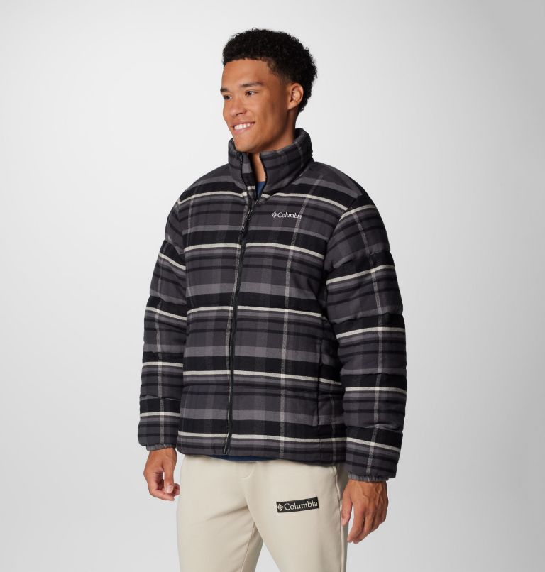 Black Men Columbia Puffect™ Printed Puffer Jacket | 91532360