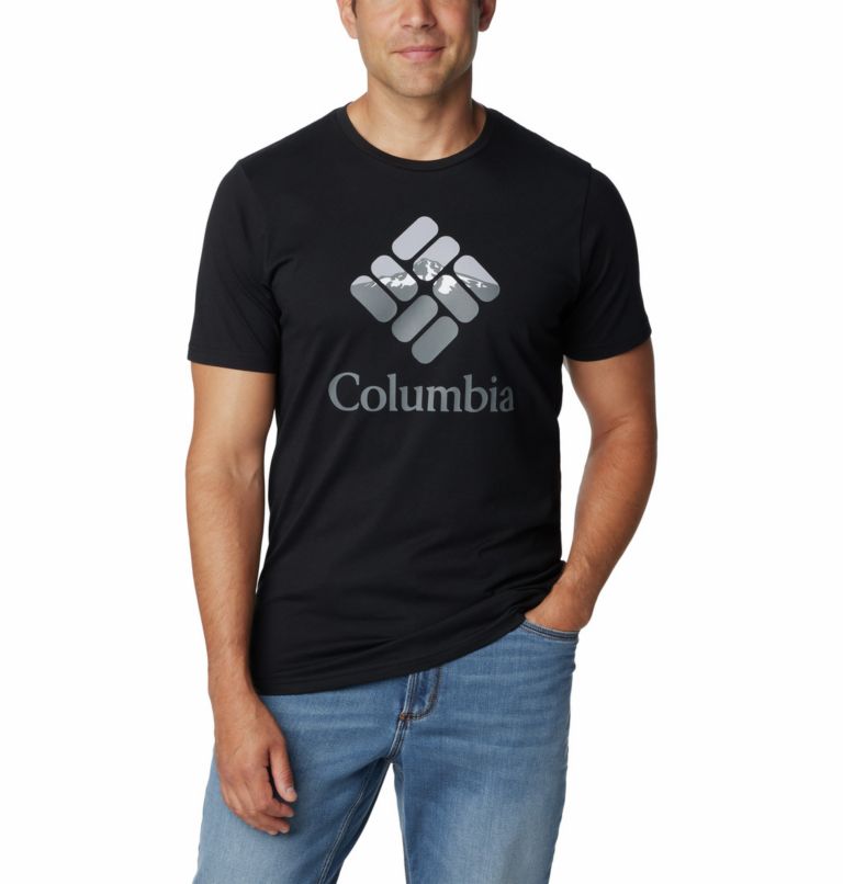 Black Men Columbia Rapid Ridge™ Graphic T Shirts | 34073718