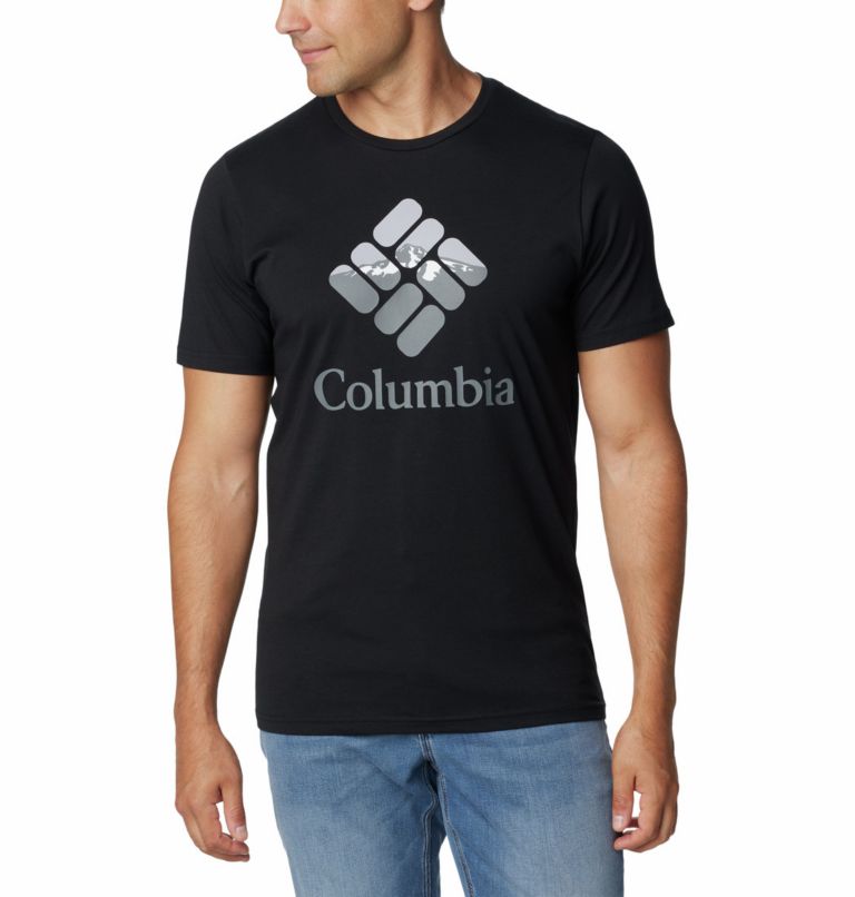 Black Men Columbia Rapid Ridge™ Graphic T Shirts | 34073718