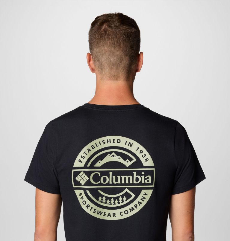 Black Men Columbia Rapid Ridge™ II Organic Cotton T Shirts | 78641484