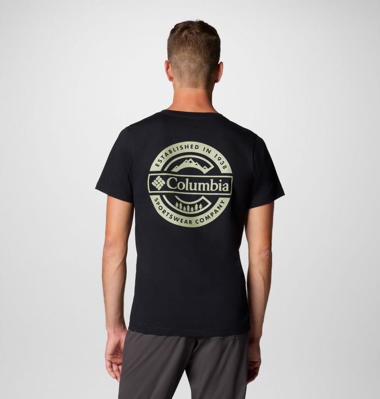 Black Men Columbia Rapid Ridge™ II Organic Cotton T Shirts | 78641484