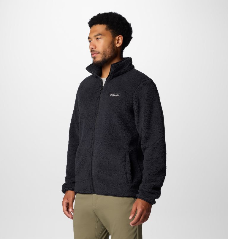 Black Men Columbia Rugged Ridge™ III Full Zip Sherpa Fleece Jackets | 91222606