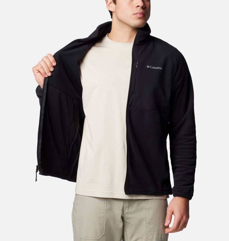 Black Men Columbia Sage Peak™ Fleece Jackets | 11767282