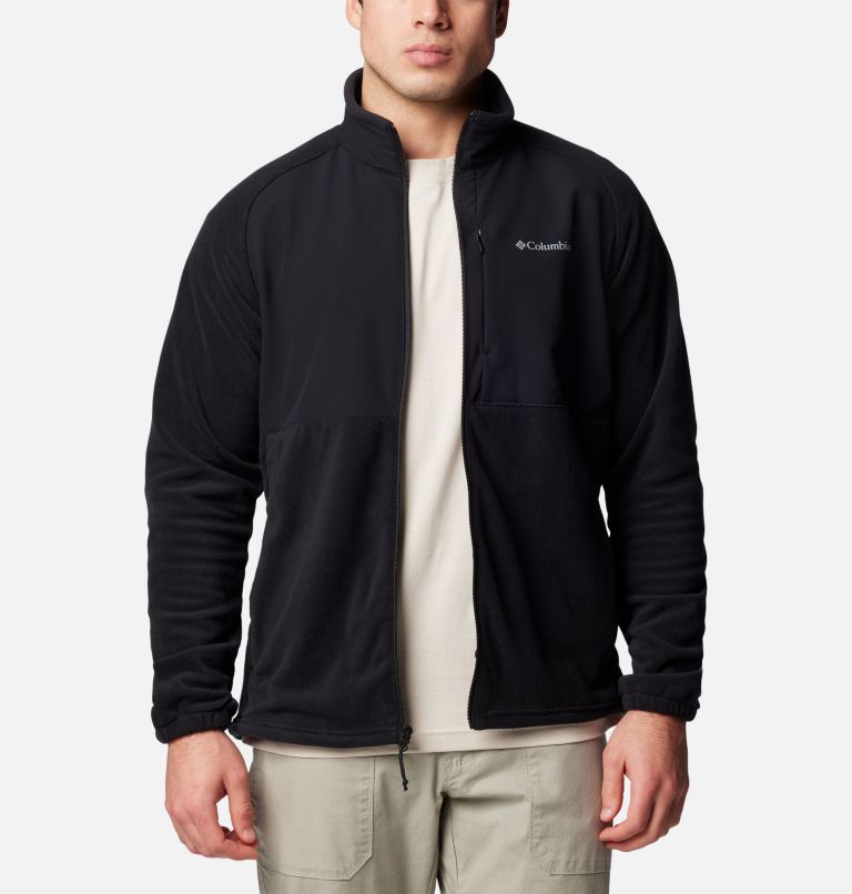 Black Men Columbia Sage Peak™ Fleece Jackets | 11767282