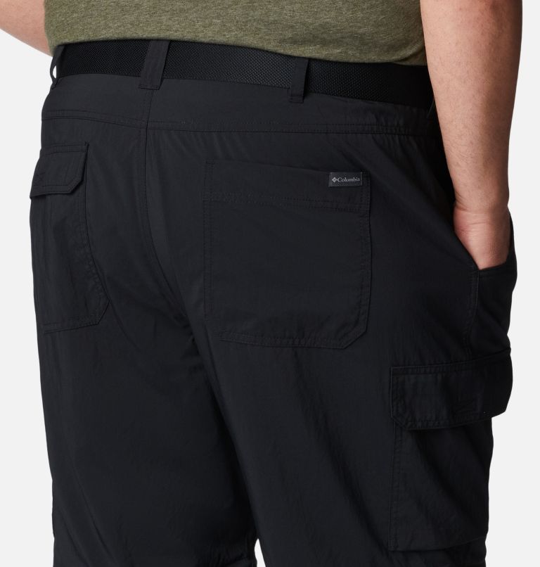 Black Men Columbia Silver Ridge™ Utility Convertible Walking Extended Size Hiking Pants | 20676063