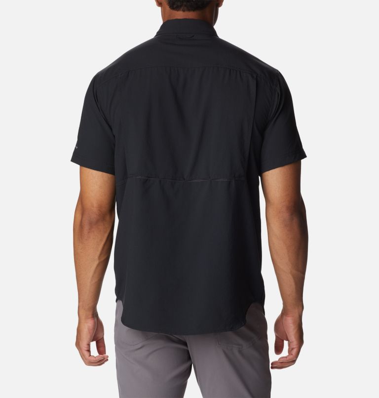 Black Men Columbia Silver Ridge™ Utility Lite Short Sleeve Shirts | 65353302