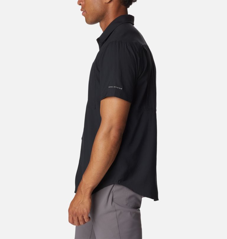 Black Men Columbia Silver Ridge™ Utility Lite Short Sleeve Shirts | 65353302