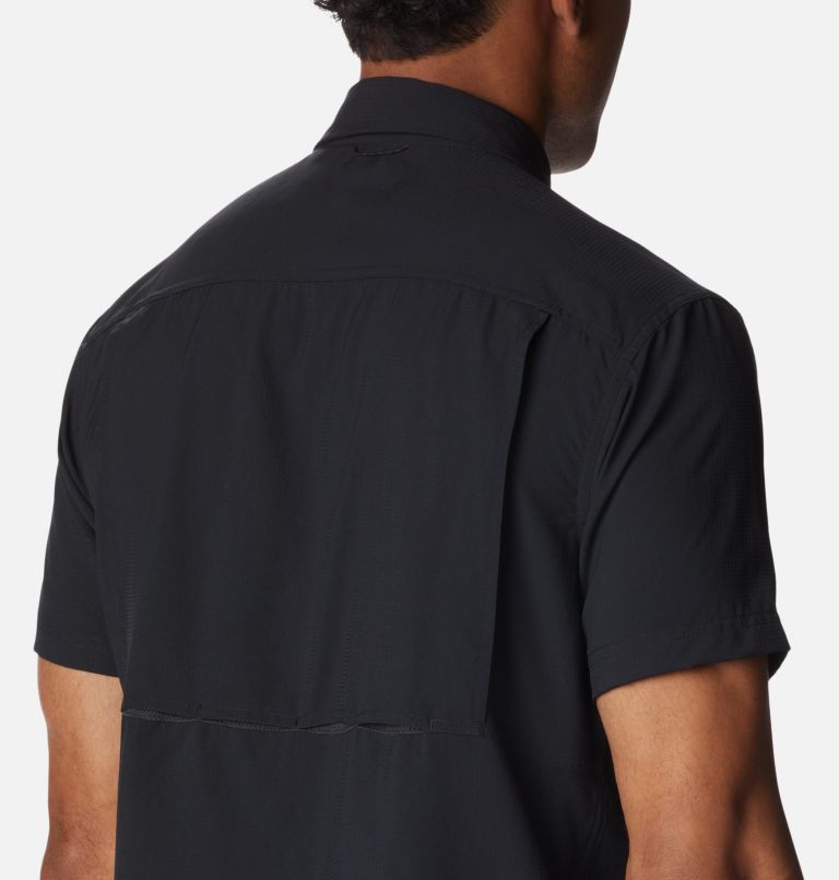 Black Men Columbia Silver Ridge™ Utility Lite Short Sleeve Shirts | 65353302