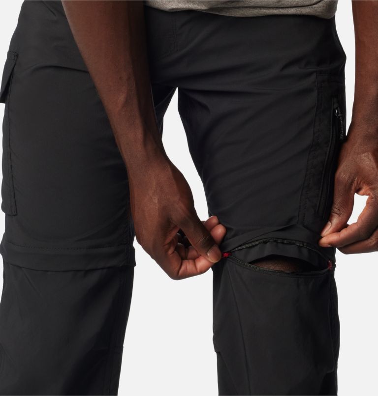 Black Men Columbia Silver Ridge™ Utility Convertible Walking Hiking Pants | 20654356