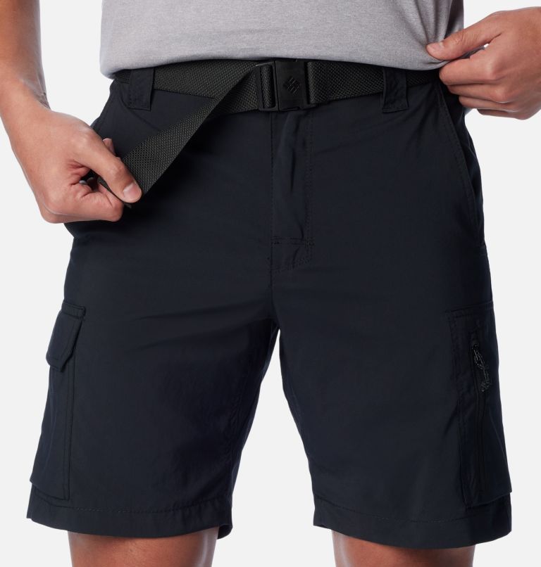 Black Men Columbia Silver Ridge™ Utility Cargo Walking Shorts | 94067778