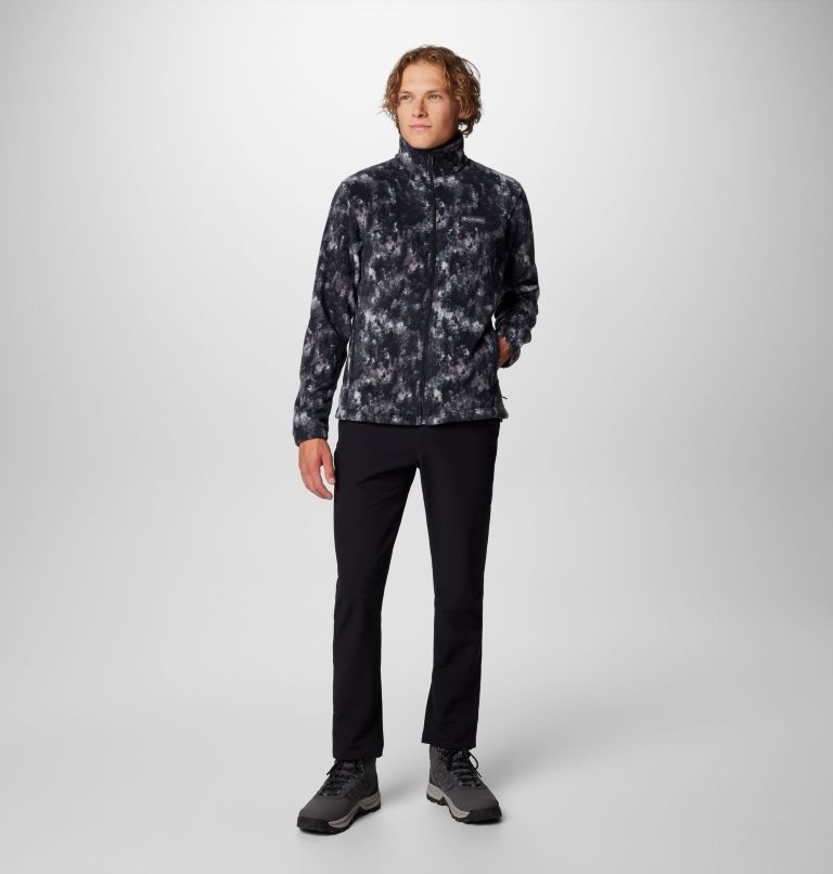 Black Men Columbia Steens Mountain™ Printed Fleece Jackets | 69380761