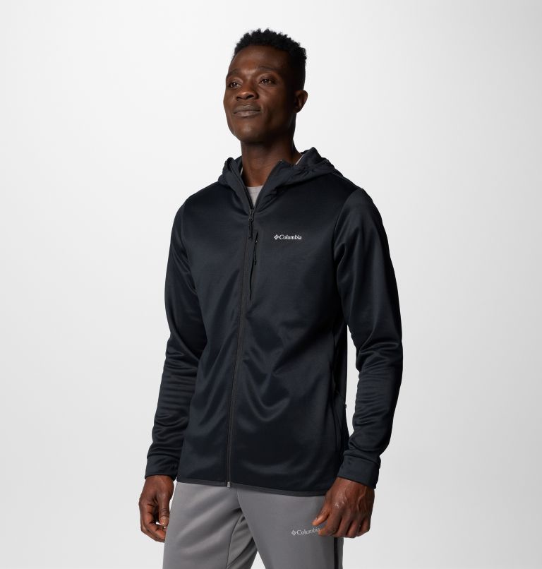 Black Men Columbia Tech™ Fleece Hooded Jackets | 17428888